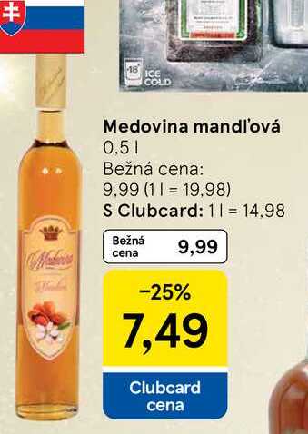 Medovina mandľová 0.5l