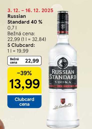 Russian Standard 40 % 0.7l