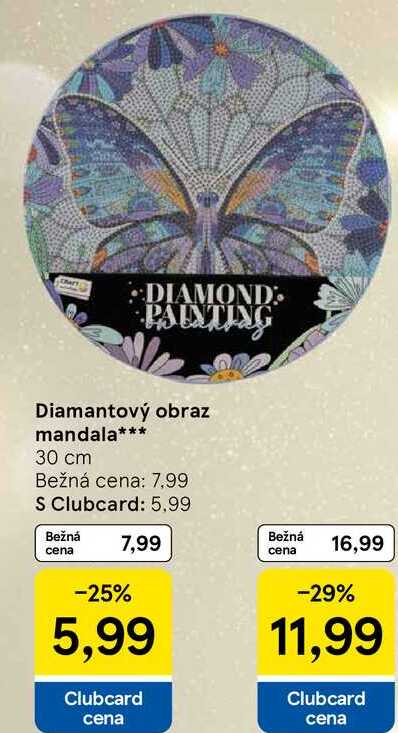 Diamantový obraz mandala 30 cm