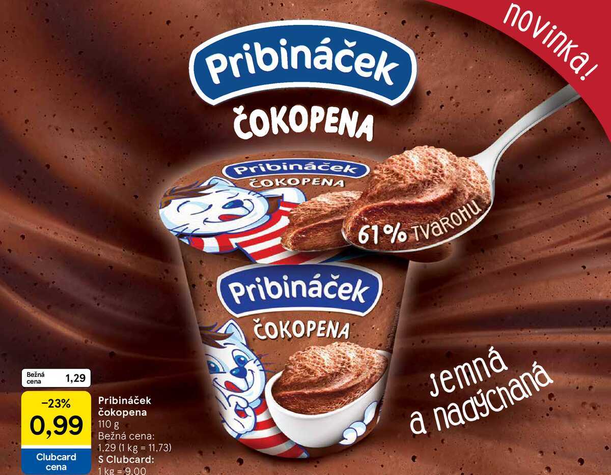 Pribináček čokopena 110 g
