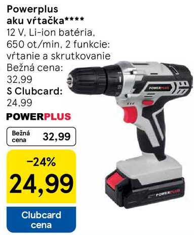 Powerplus aku vŕtačka