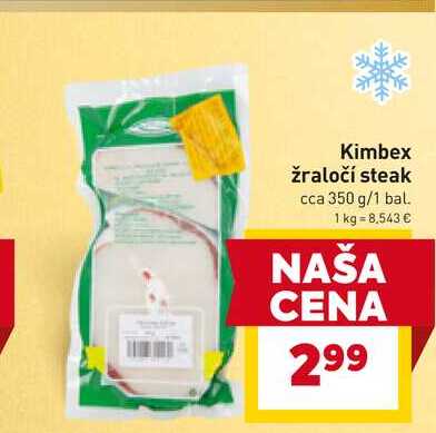 Kimbex žraločí steak cca 350 g/1 bal.
