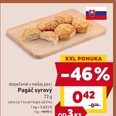 Pagáč syrový 72g