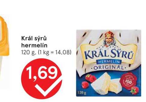 Král sýrů hermelín 120 g
