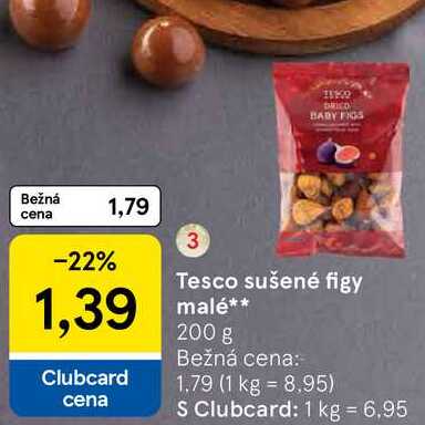 Tesco sušené figy malé 200g