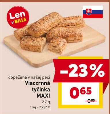 Viaczrnná tyčinka MAXI 82 g