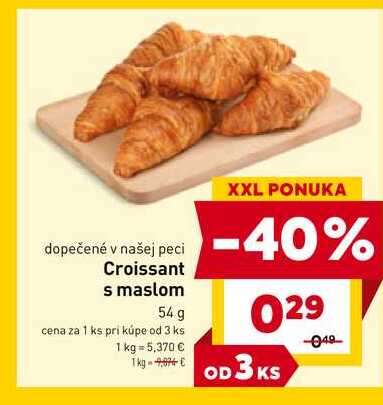 Croissant s maslom 54 g