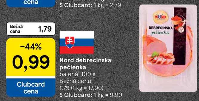 Nord debrecínska pečienka balená, 100 g 
