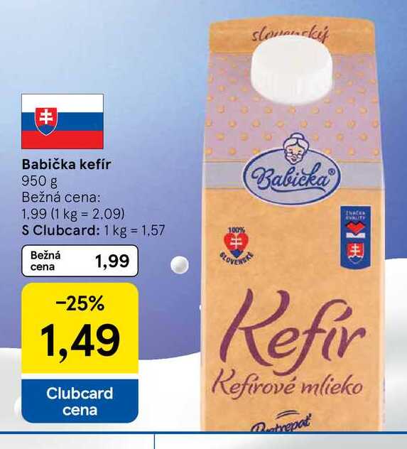 Babička kefír 950 g 