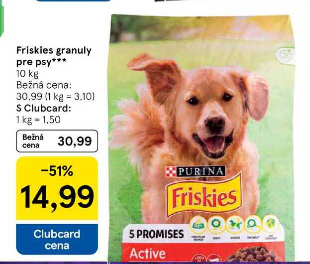 Friskies granuly pre psy 10 kg