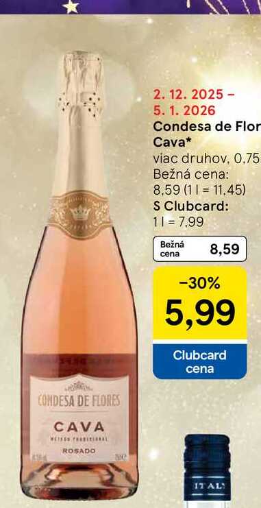 Condesa de Flor Cava viac druhov, 0.75 l