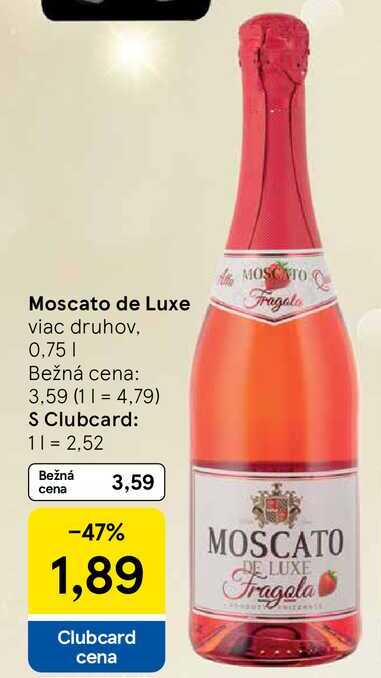 Moscato de Luxe viac druhov, 0,75l