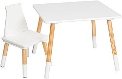 6: Detská sedacia súprava Kasimir, 2-dielna súprava - stôl + detská stolička
