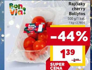 Rajčiaky cherry Bollytos 500 g/1 bal. 