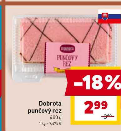 Dobrota punčový rez 400g