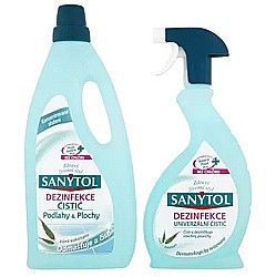 ANYTOL DEZINFEKCIA PODLÁH 1 L + UNIVERZÁLNY ČISTIČ 0,5 L