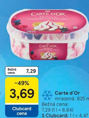 Carte d'Or mrazená, 825 ml