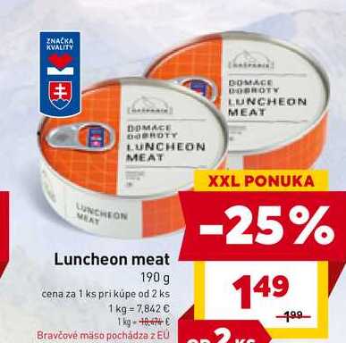 Luncheon meat 190 g