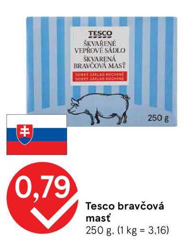 Tesco bravčová masť 250 g