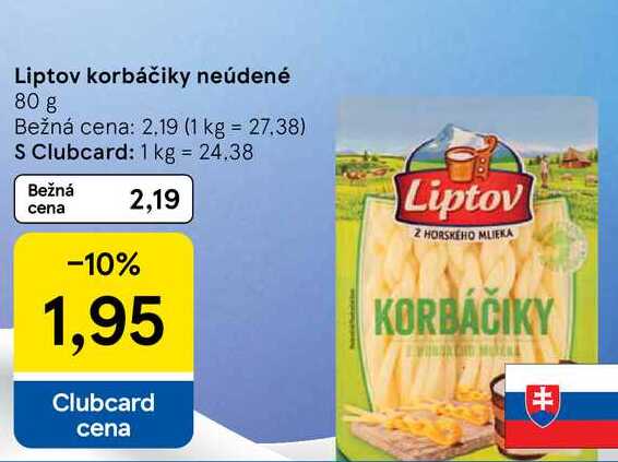 Liptov korbáčiky neúdené 80 g 