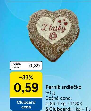 Perník srdiečko 50 g