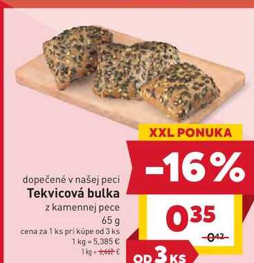 Tekvicová bulka z kamennej pece 65 g