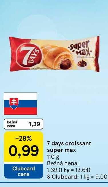 7 days croissant super max 110 g 