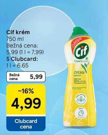 Cif Cream 750 ml