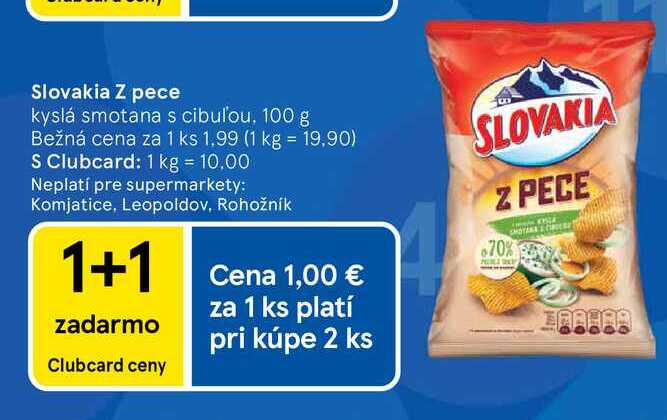 Slovakia Z pece kyslá smotana s cibuľou 100 g