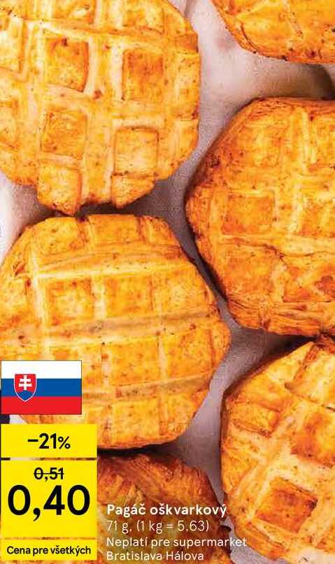 Pagáč oškvarkový 71 g