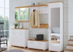 Predsíňová zostava HERMINE - Panel s poličkou