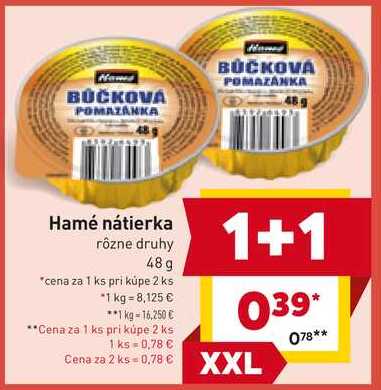 Hamé nátierka rôzne druhy 48 g 