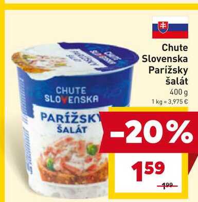Chute Slovenska Parížsky šalát 400 g