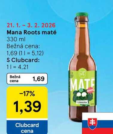Mana Roots maté 330 ml 