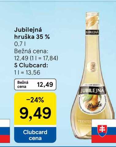 Jubilejná hruška 35 % 0.7l