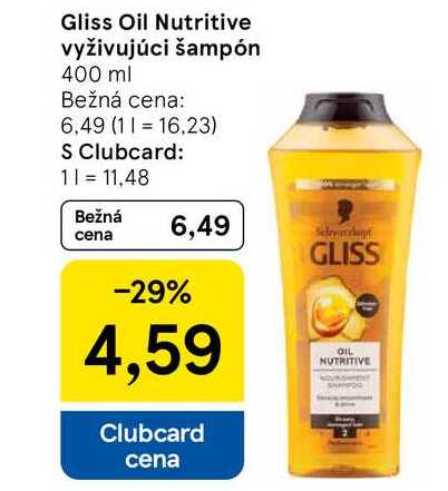 Gliss Kur Oil Nutrive 400 ml
