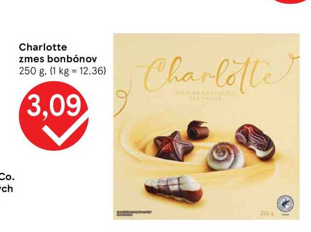 Charlotte zmes bonbónov 250 g