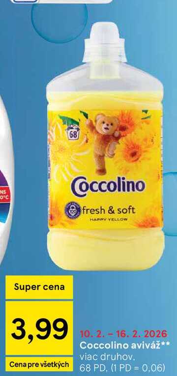 Coccolino fresh & soft 68 PD