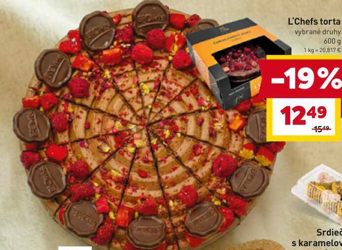 L'Chefs torta vybrané druhy 600 g 