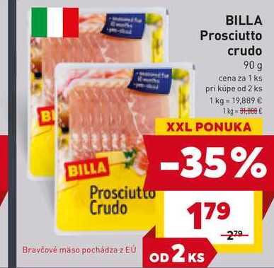 BILLA Prosciutto crudo 90 g