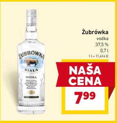 Żubrówka vodka 37,5% 0,7l