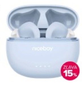 Slúchadlá Niceboy HIVE Pins ANC 3 modrá