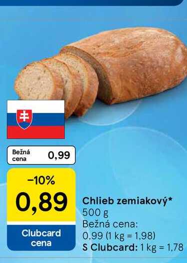Chlieb zemiakový 500 g 