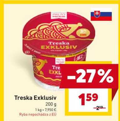 Treska Exklusiv 200 g 