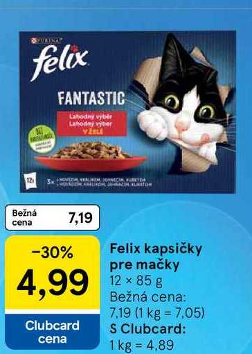 Felix kapsičky pre mačky 12 x 85 g