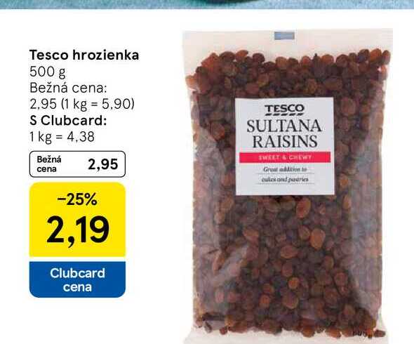 Tesco hrozienka 500 g