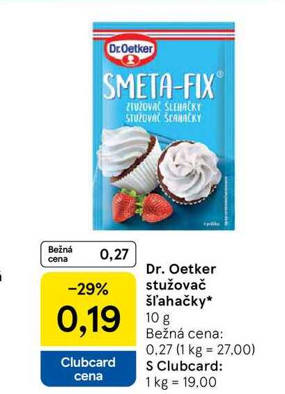 Dr. Oetker stužovač šľahačky 10g
