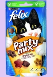 Pochúťka pre mačky Purina Felix Party Mix Original