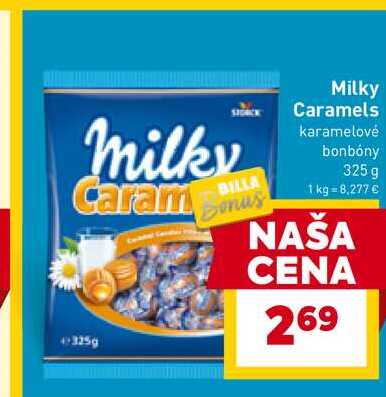 Milky Caramels karamelové bonbóny 325 g