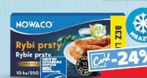 Nowaco Nemleté bezgluténové rybie prsty